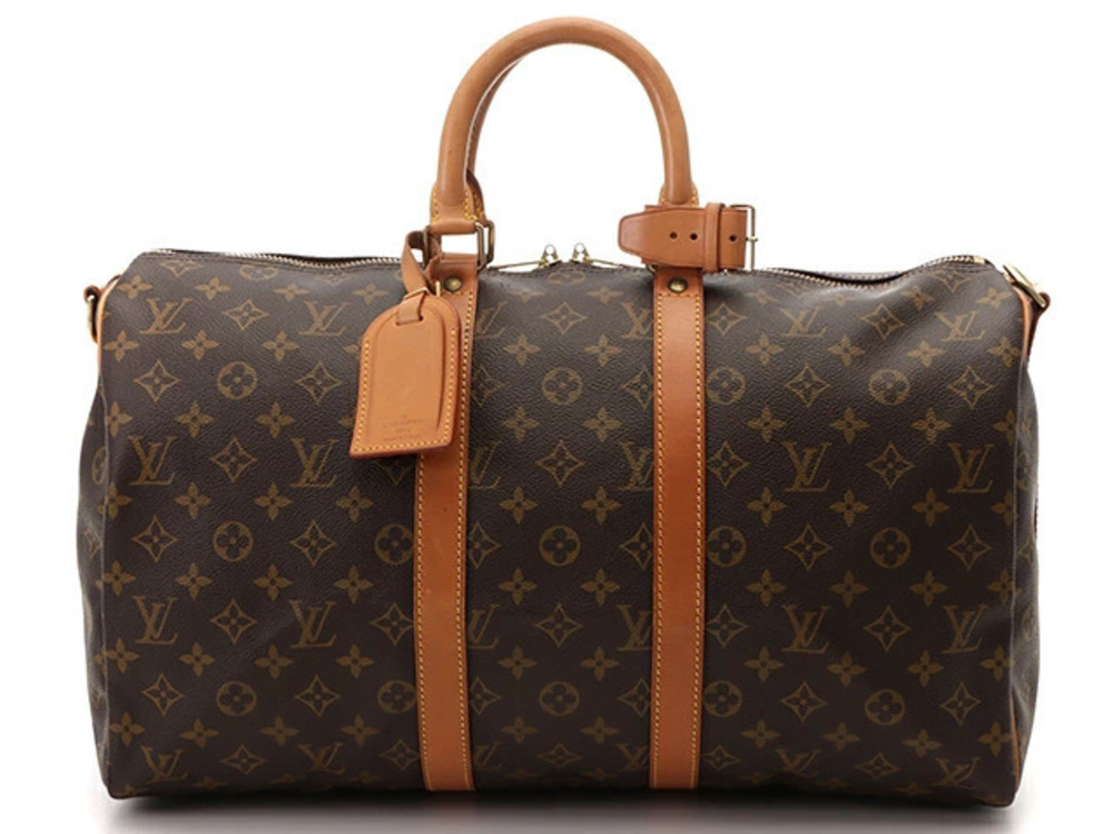 LOUIS VUITTON Keepall Bandouliere Boston Bag Monogram